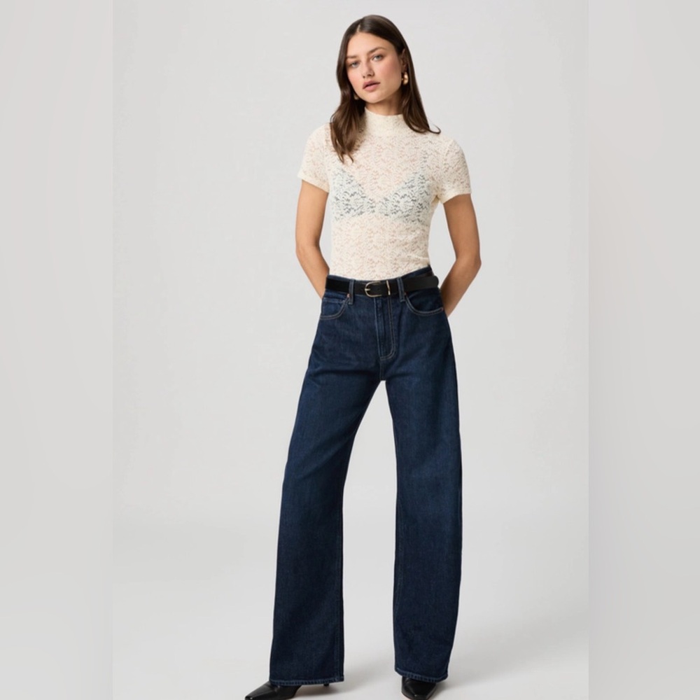 PAIGE Arellia High Rise Barrel  Jeans